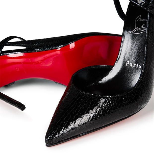 Christian Louboutin Jenlove 100mm Leather Heeled Pumps Size US 7 / IT 37 - 6 Thumbnail