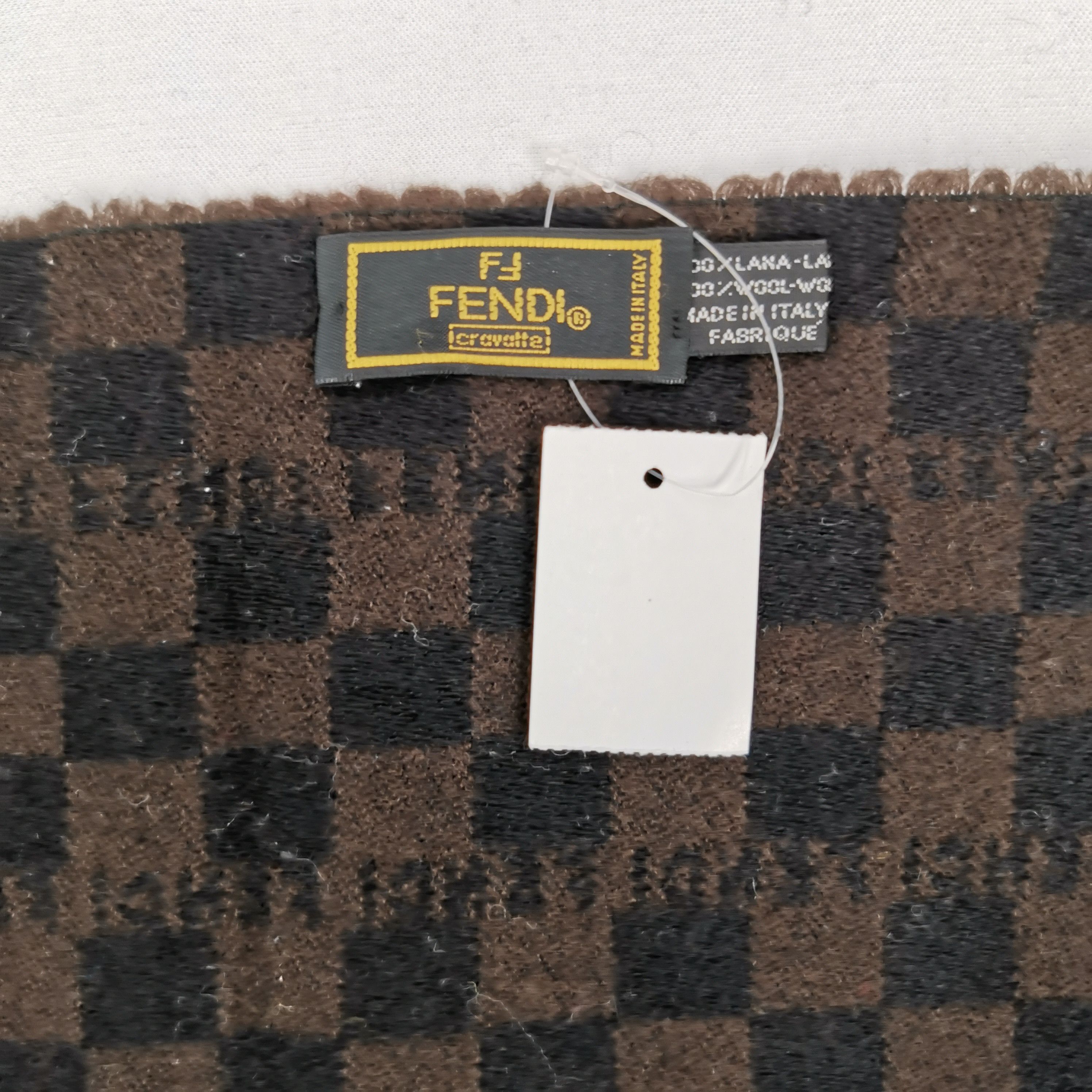Fendi × Other × Vintage Vintage FENDi Scarf Fendi Zucca Monogram Wool Scarves. Size ONE SIZE - 4 Thumbnail