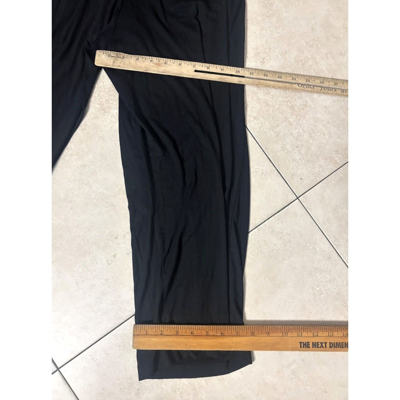 Vintage Moulinette Soeurs Jumpsuit Womens Large Black Sleeveless Wide Leg Lounge Casual Size 36" / US 14 / IT 50 - 6 Thumbnail