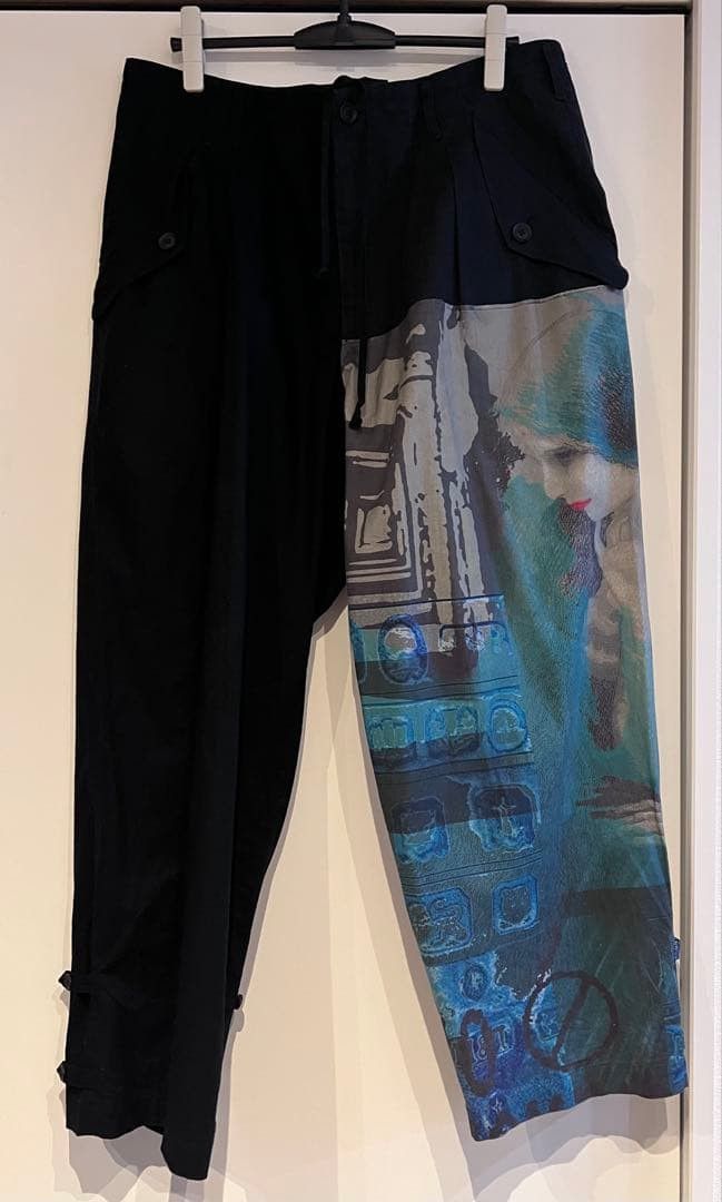 Yohji Yamamoto Yohji Yamamoto POUR HOMME Madonna Print Pants Size US 37 - 2 Thumbnail