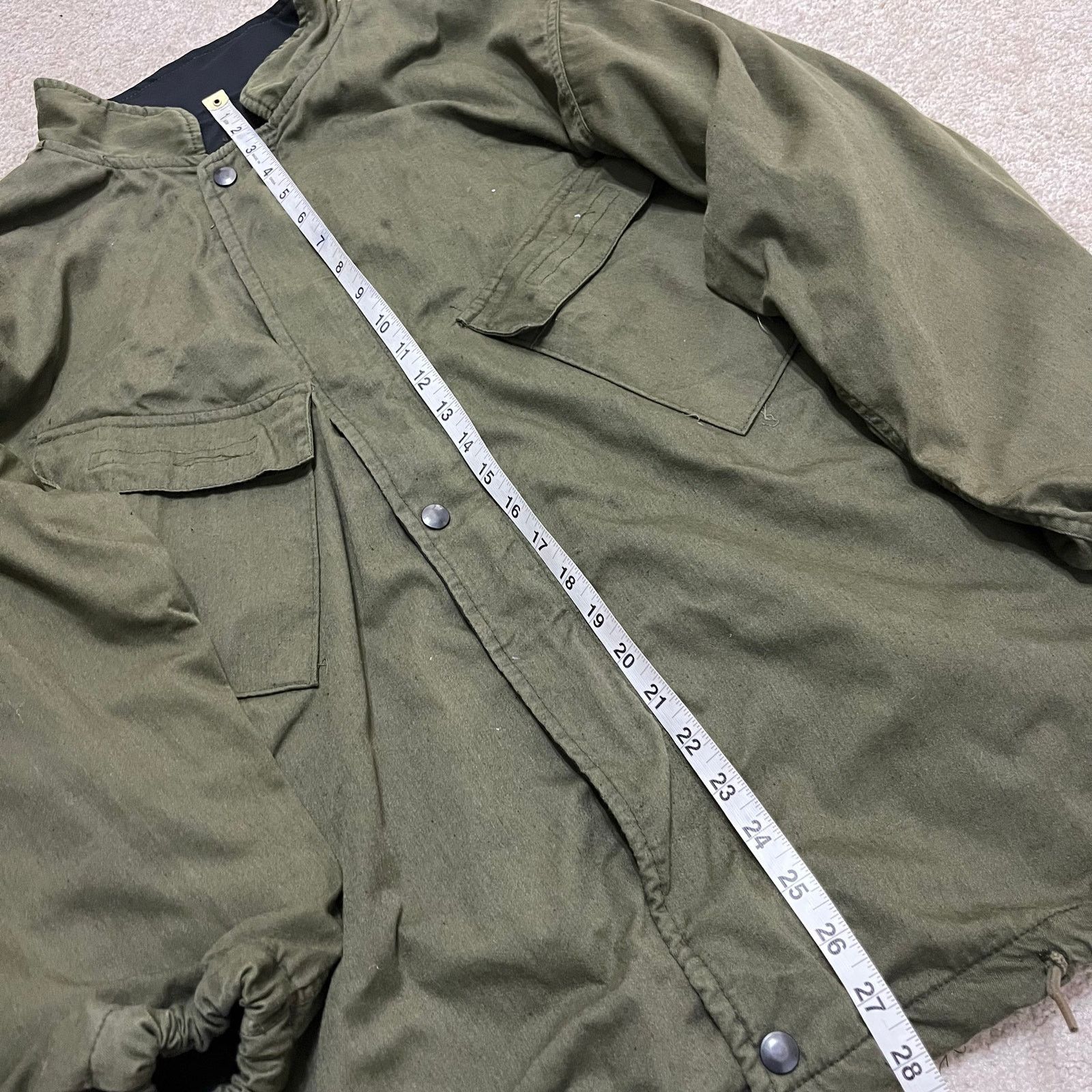Other Vintage 1978 U.S. Military Chemical Protective Jacket Green Size US M / EU 48-50 / 2 - 5 Thumbnail