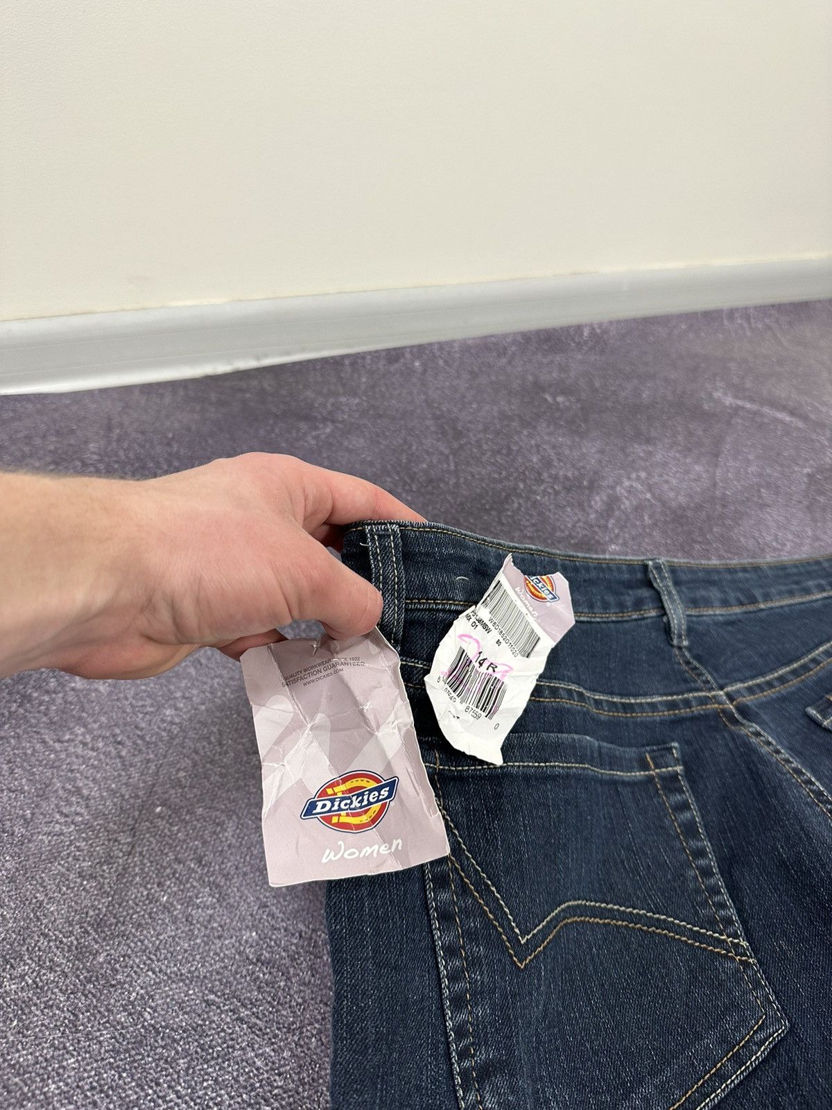 Dickies Vintage Dickies Flared Baggy USA Denim Opium Y2K Work Jeans Size 36" / US 14 / IT 50 - 8 Thumbnail