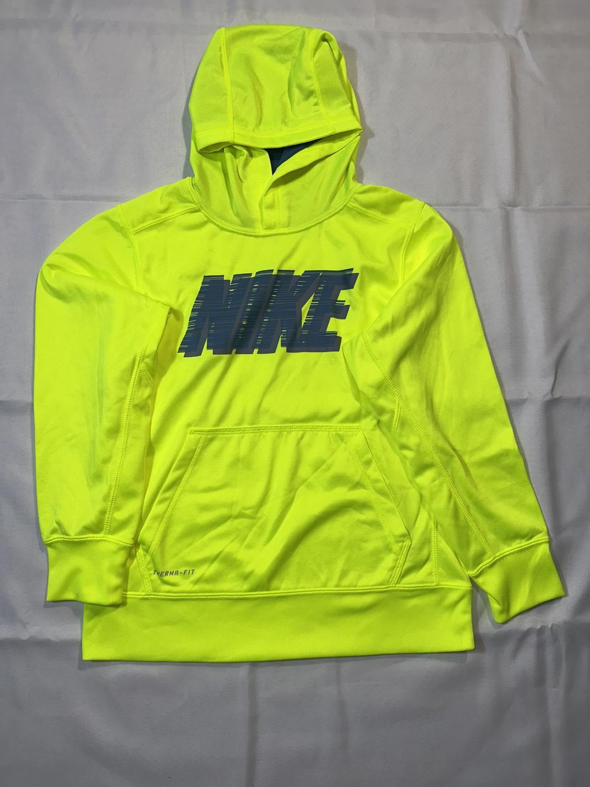 Nike Nike Big Kids (Boy’s) Therma-Fit Pullover Volt Training Hoodie Size US XXS / EU 40 - 1 Thumbnail