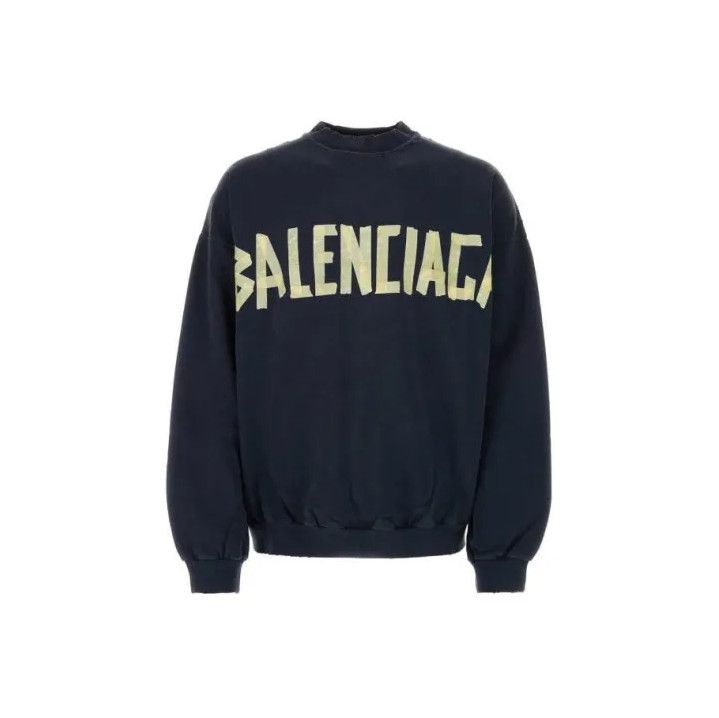 Balenciaga Balenciaga SS23 Blue Logo Sweatshirt for Men Size US L / EU 52-54 / 3 - 1 Thumbnail
