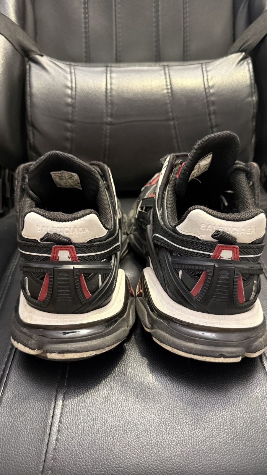 Balenciaga Balenciaga track 2 black/red Size US 10 / EU 43 - 4 Thumbnail