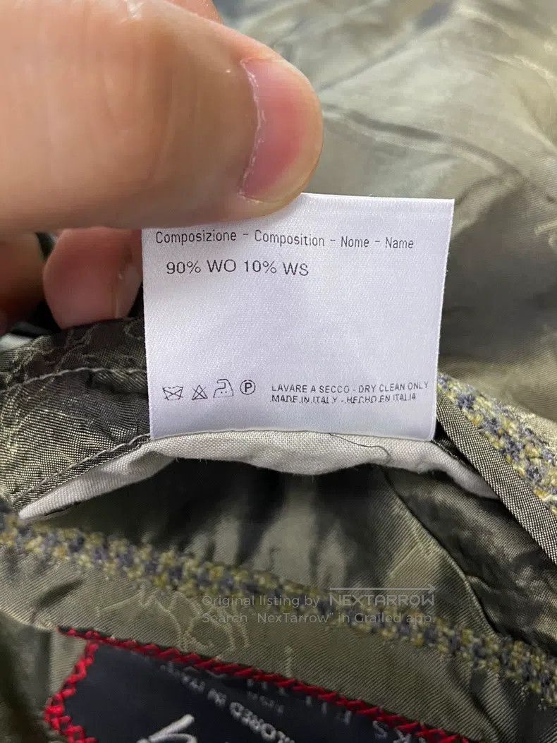 Brioni Brioni Cashmere tweed handmade single-breasted suit Size US XL / EU 56 / 4 - 8 Thumbnail