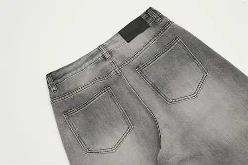 VIBE Men's loose hip-hop fashion washed casual ripped jeans Size US 32 / EU 48 - 6 Thumbnail