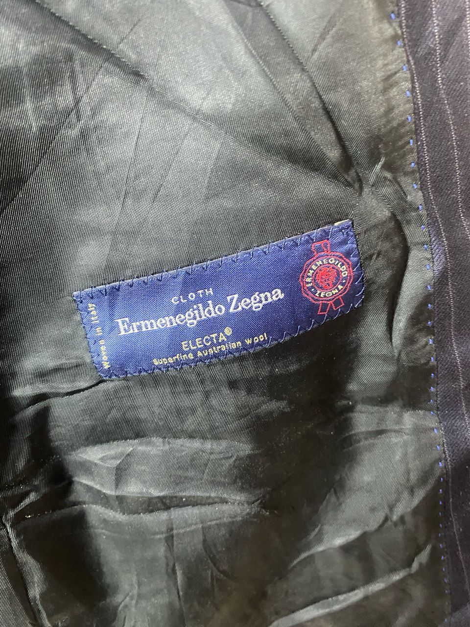 Designer × Ermenegildo Zegna Ermenegildo zegna stripe blazer jacket Size US M / EU 48-50 / 2 - 5 Thumbnail