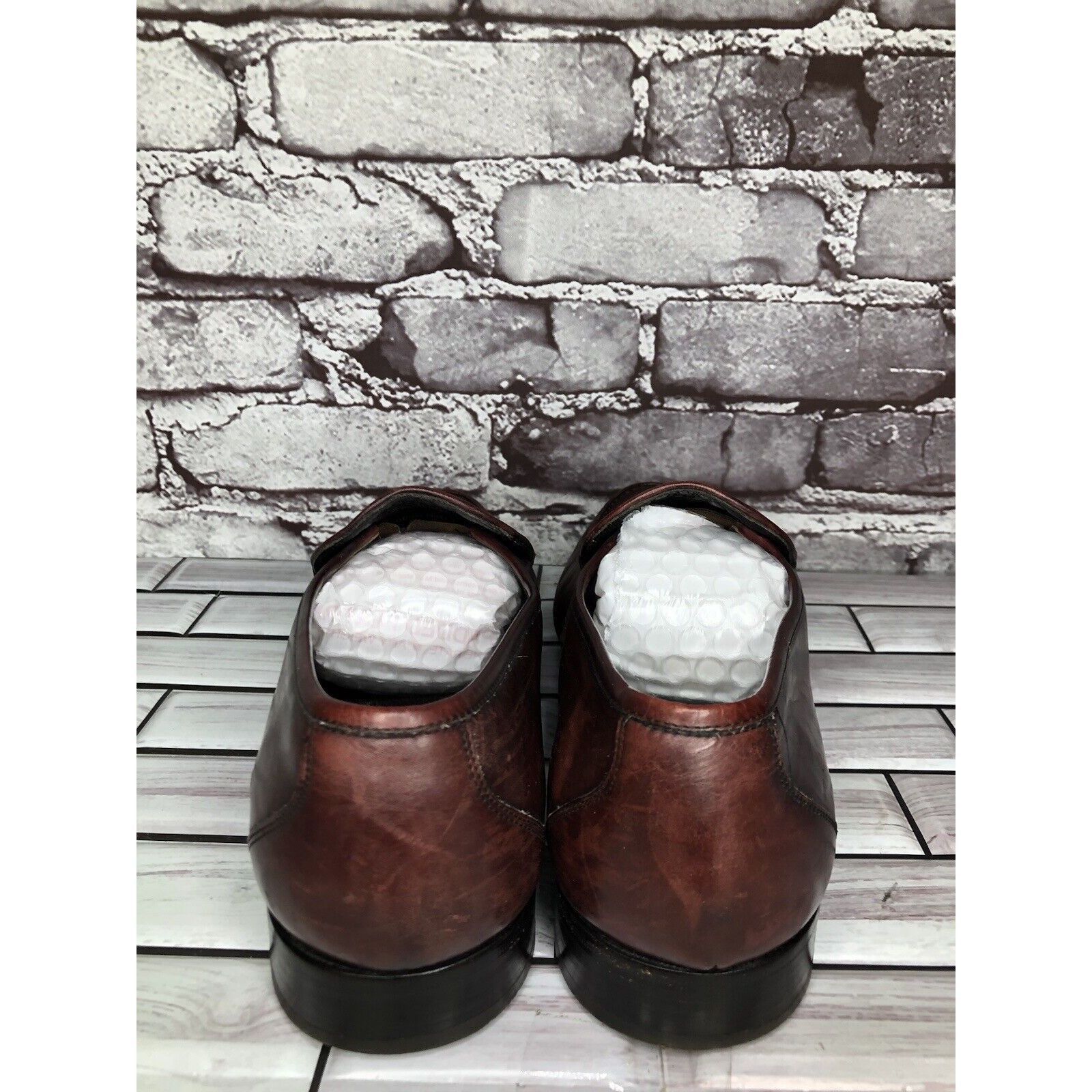 E.T. Wright E.T. Wright 1876 Brown Leather Loafers Slip On Dress Shoes M Size US 10.5 / EU 43-44 - 4 Thumbnail