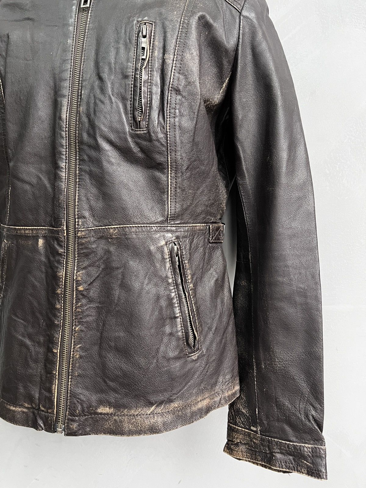 Hysteric Glamour Archive distressed racing moto jacket no faith studios style Size US S / EU 44-46 / 1 - 4 Thumbnail