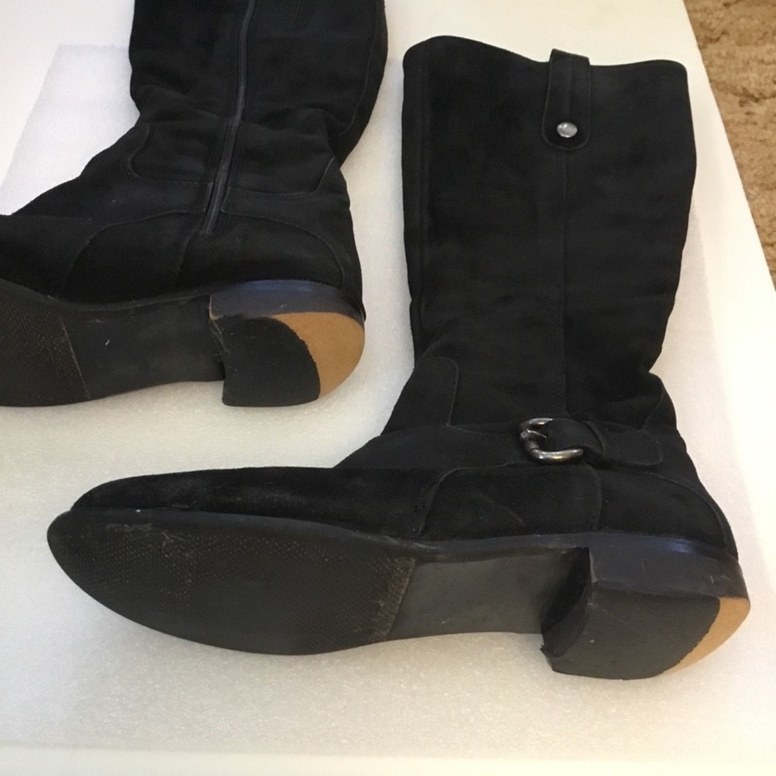 Other C la Canadienne Black Suede Boots Size US 6.5 / IT 36.5 - 5 Thumbnail