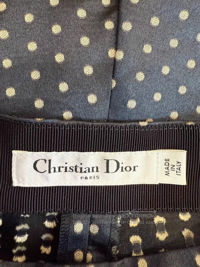 Dior Dior Blue polk dot mulberry silk shorts Size 25" / US 0 / IT 36 - 3 Thumbnail