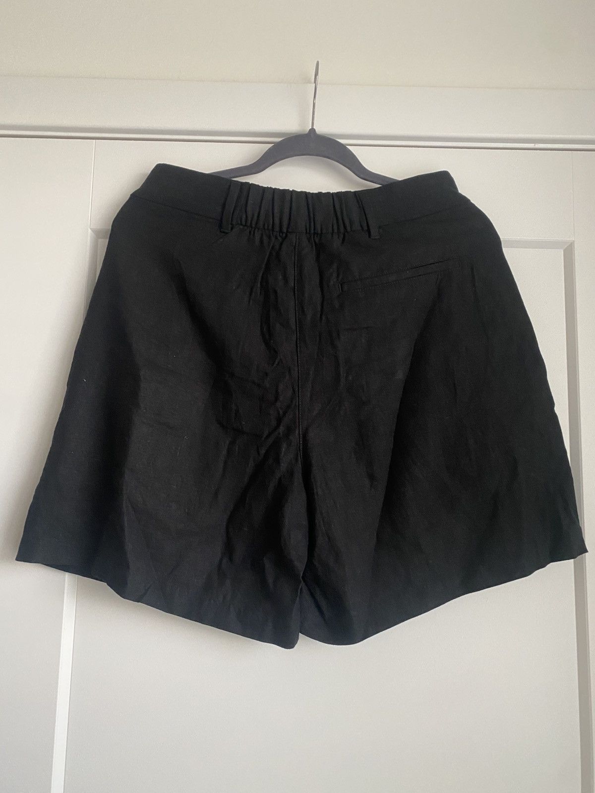 Old Navy NWT Old Navy High Waisted Black Linen Rayon Women’s Short Size 32" / US 10 / IT 46 - 5 Thumbnail