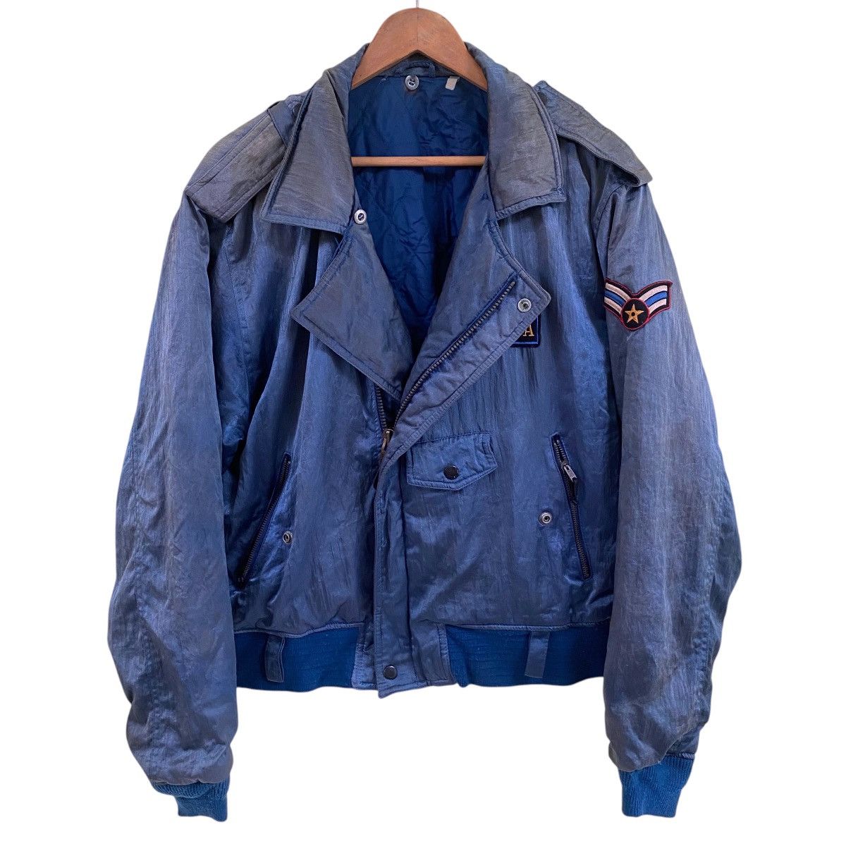 Vintage 💥60s USAF MA 1 FLIGHT RIOT BOMBER SUNFADED JACKET Size US M / EU 48-50 / 2 - 1 Thumbnail