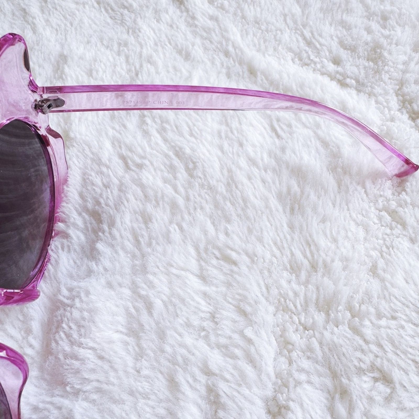 Other Eliza Dark Pink Butterfly-shaped Sunglasses Size ONE SIZE - 6 Thumbnail