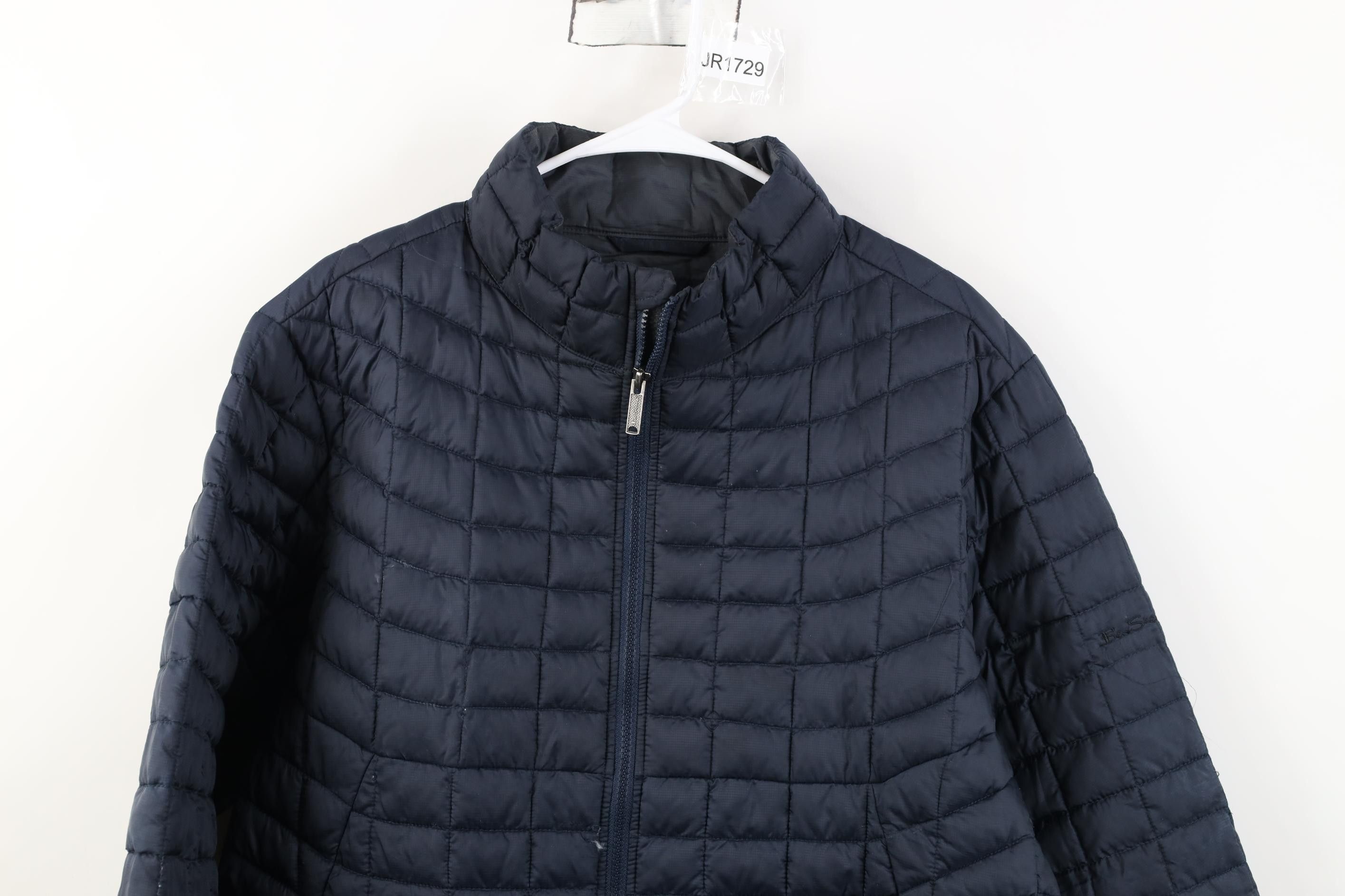 Ben Sherman Ben Sherman Quilted Full Zip Puffer Jacket Navy Blue Size US XL / EU 56 / 4 - 2 Thumbnail