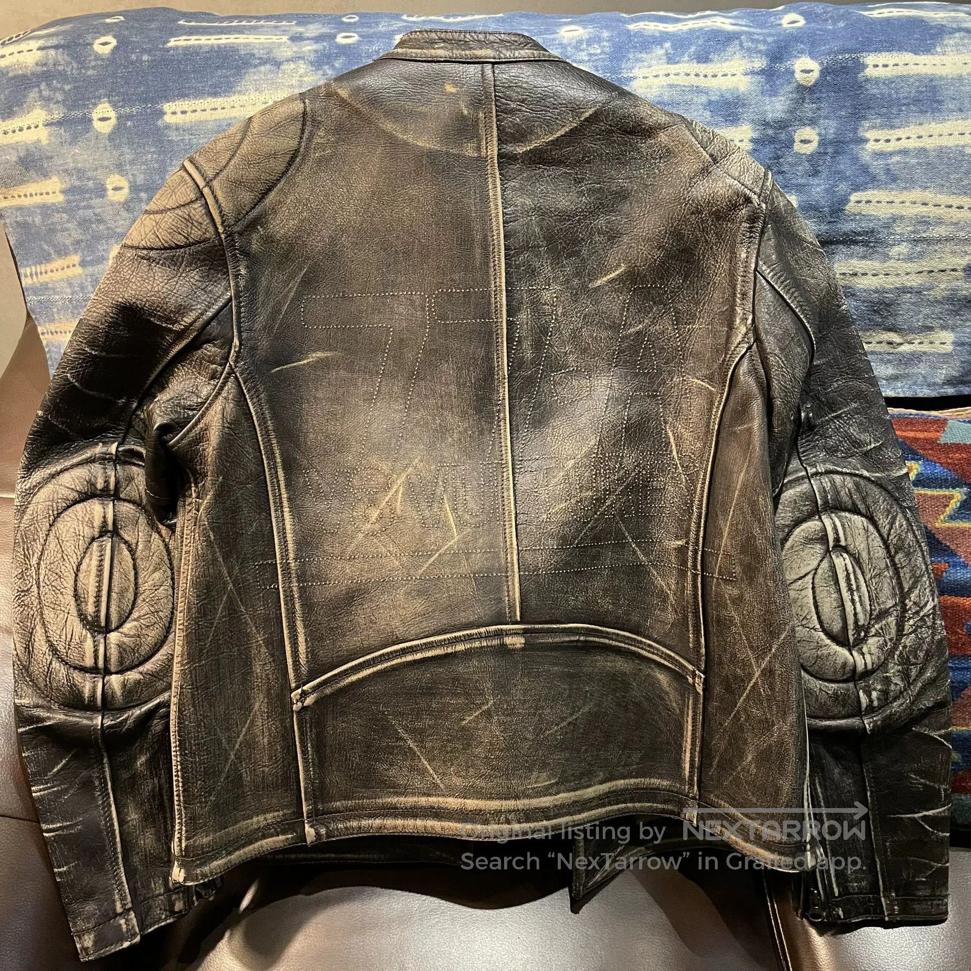 LVC Levi's Vintage Motorcycle Leather Jacket. Size US M / EU 48-50 / 2 - 7 Thumbnail