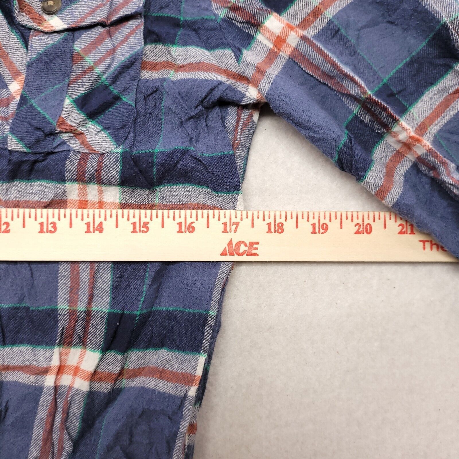Mossimo Mossimo Madras Flannel Button Up Shirt Mens Size Small Blue Size US S / EU 44-46 / 1 - 9 Thumbnail