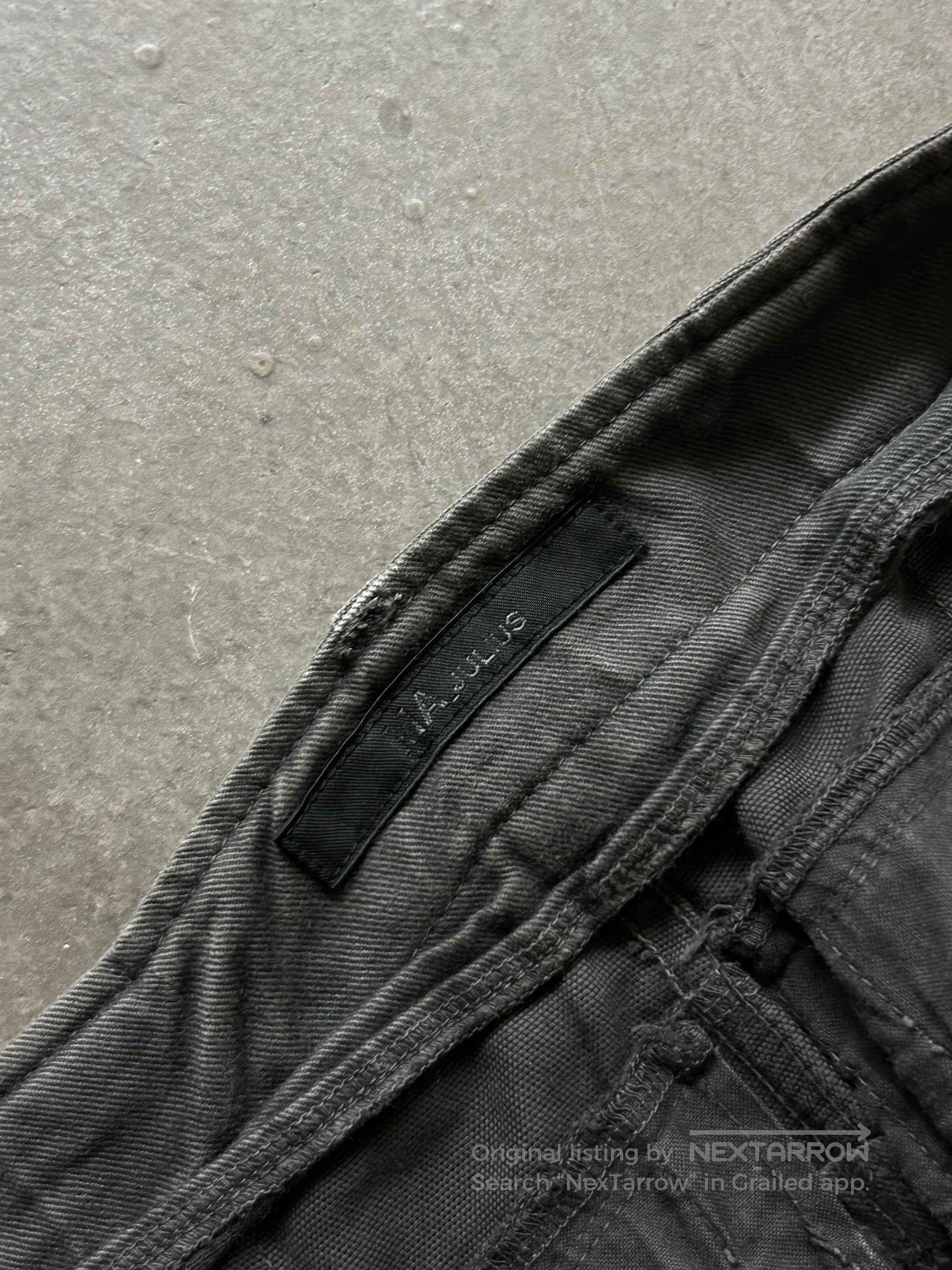 Julius Julius 10s Distressed Curved Cargo Pants. Size US 32 / EU 48 - 9 Thumbnail