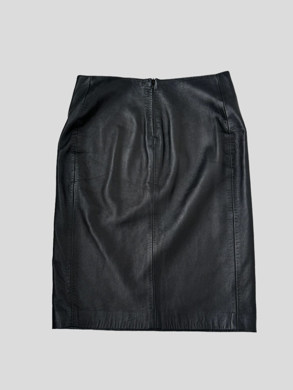 Versace Gianni Versace leather midi skirt Size 28" / US 6 / IT 42 - 7 Thumbnail