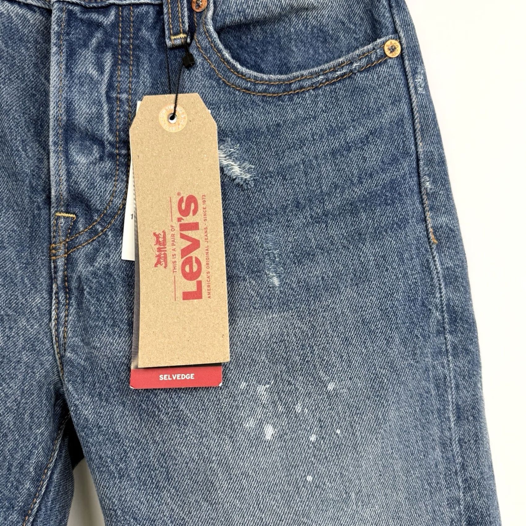 Levi's VINTAGE Levi's 501 Jeans Womens Size 25 Distressed Wedgie Fit New With Tags Size 42" / US 20 - 4 Thumbnail