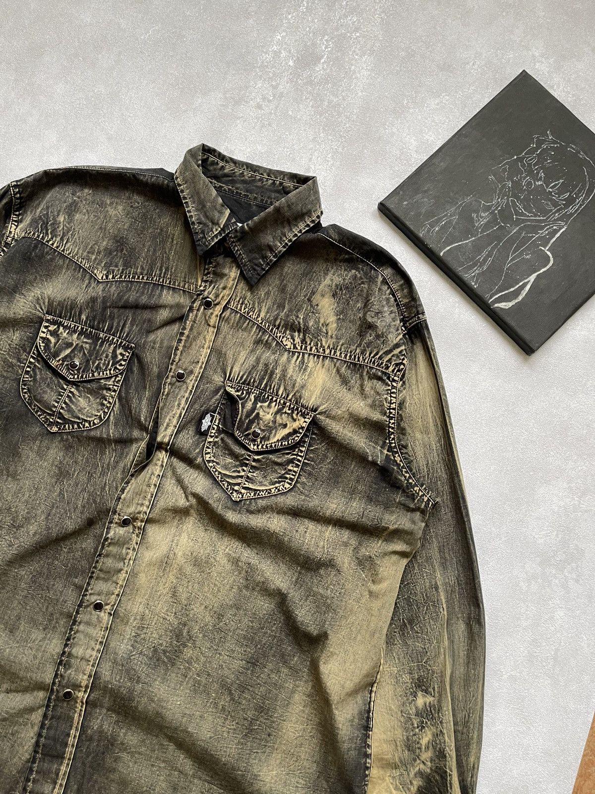 Vintage Vintage Racing Eagle Denim Racing Jacket made in USA Size US L / EU 52-54 / 3 - 8 Thumbnail