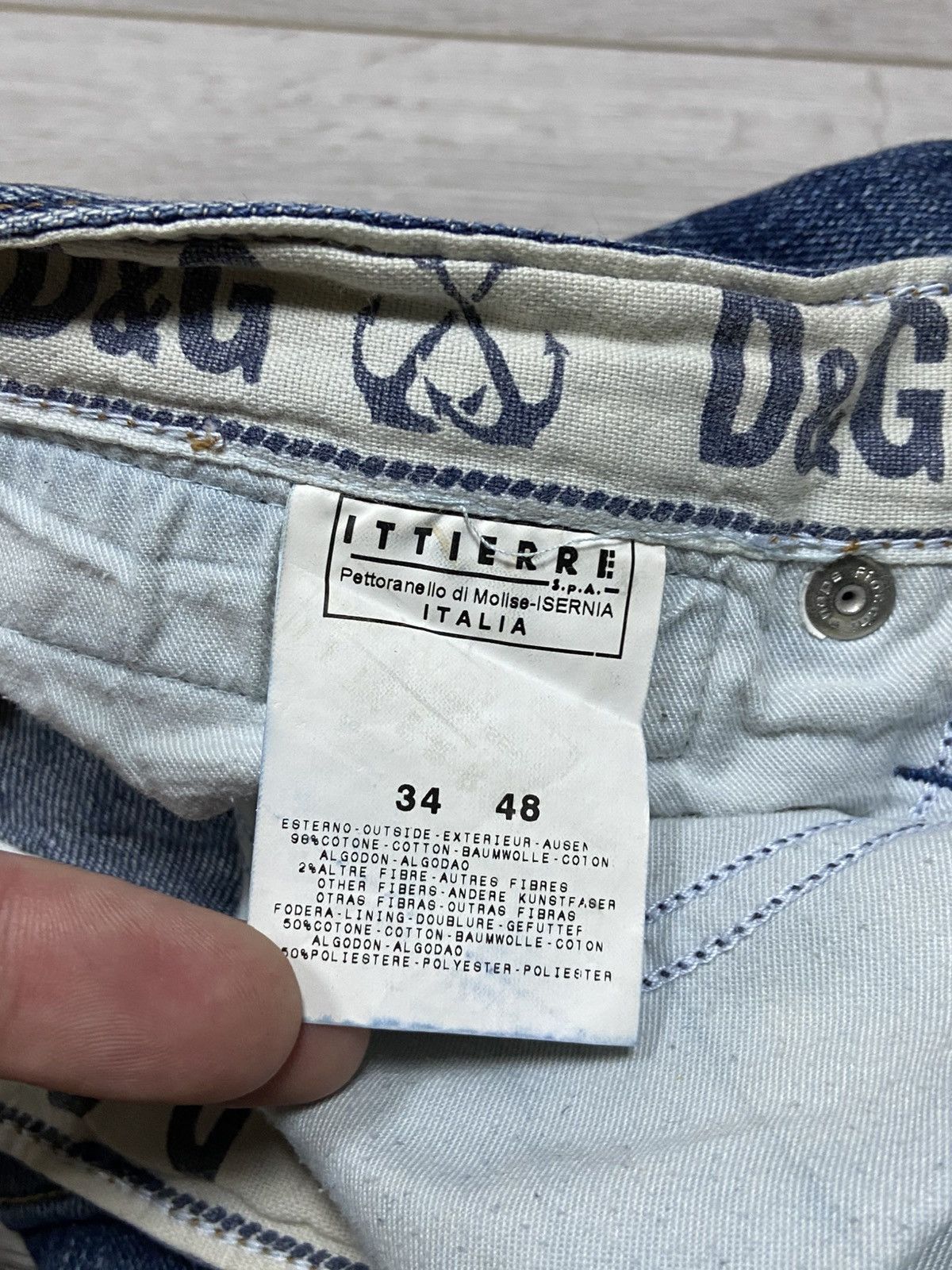 Dolce & Gabbana DOLCE GABBANA vintage denim masters zipper distressed jeans Size US 34 / EU 50 - 8 Thumbnail