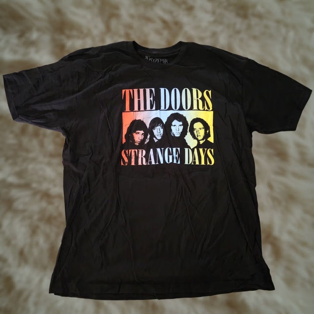 Vintage The Doors T Shirt Tee Mens 2XL Black 70s Rock Classic Jim Morrison Size US XXL / EU 58 / 5 - 1 Thumbnail