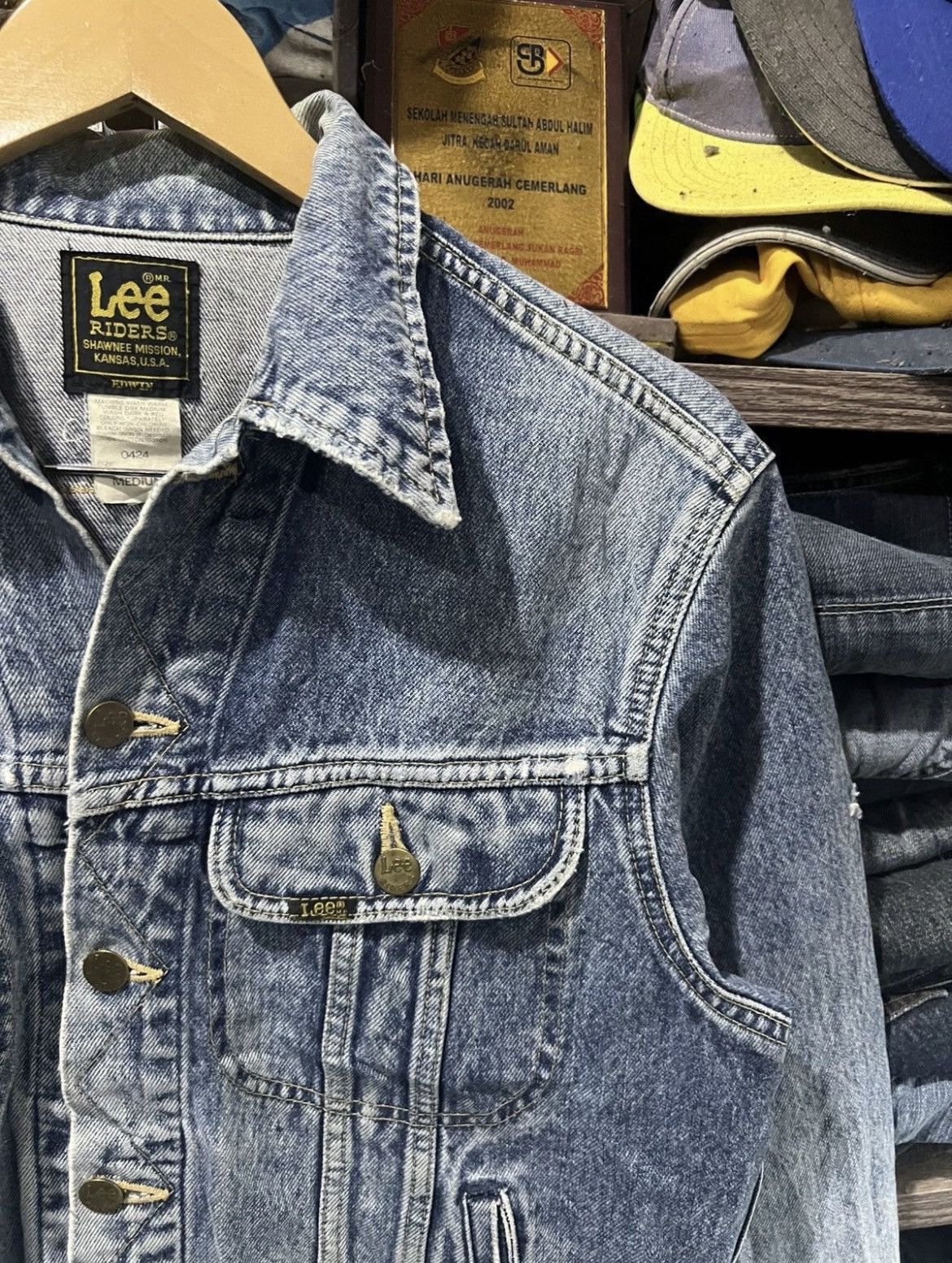 Lee 🔥Vintage Lee Riders x Edwin Denim Trucker Size US S / EU 44-46 / 1 - 6 Thumbnail