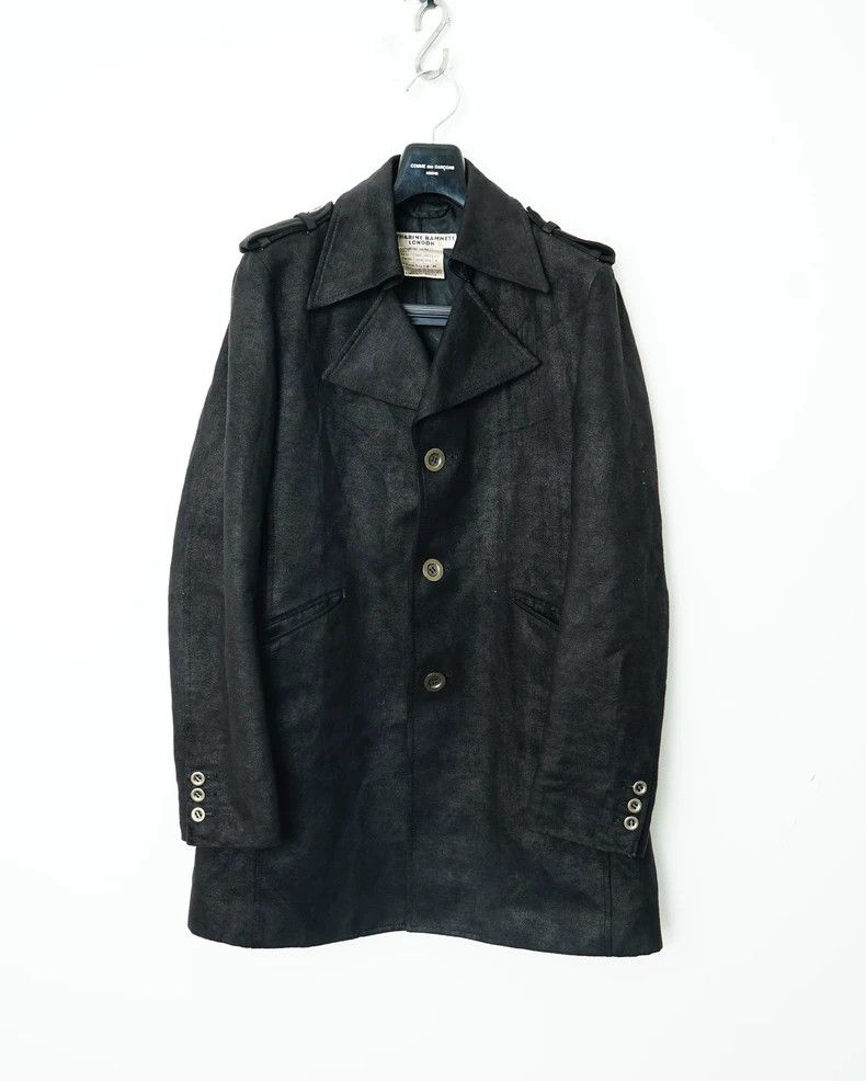 AD2003 comme des garçon denim trench / M AD2003 comme des garçon