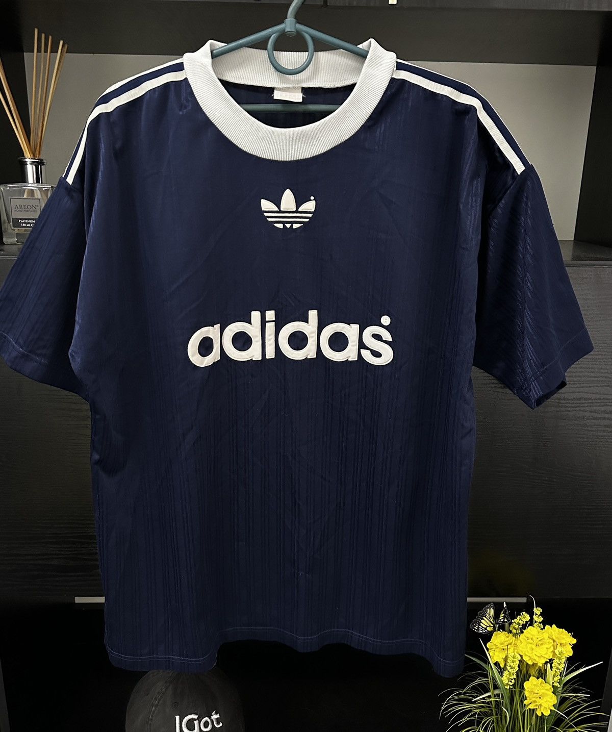 Adidas Vintage 90’s Adidas Blokecore Big Logo Hype Y2K Jersey Shirt ...