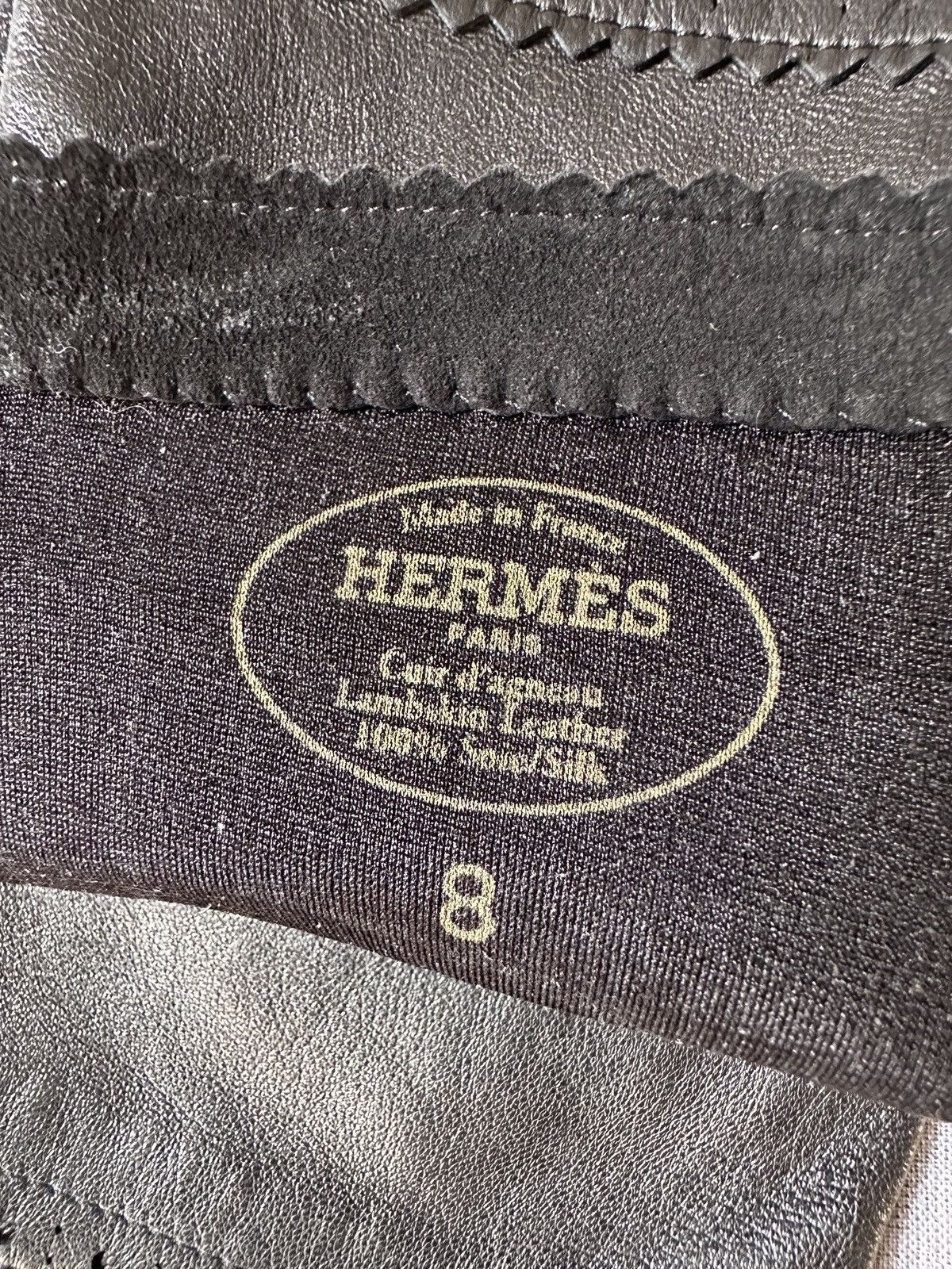 Hermes Hermès Black Lambskin Opera Gloves – Size 8 Size ONE SIZE - 9 Thumbnail