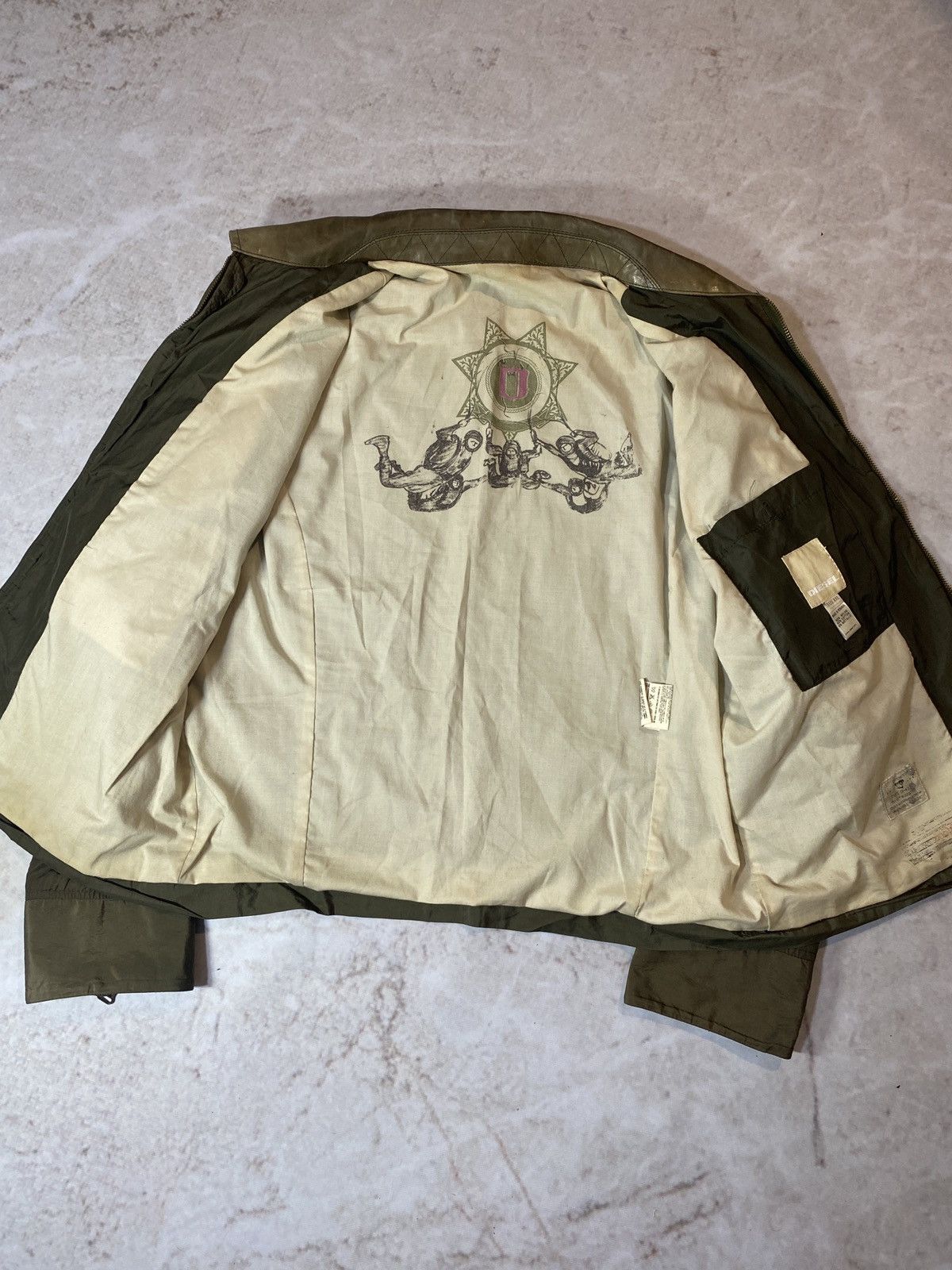 Japanese Brand Archival Diesel Multipocket Bomber Jacket Size XXL / US 16-18 / IT 52-54 - 5 Thumbnail