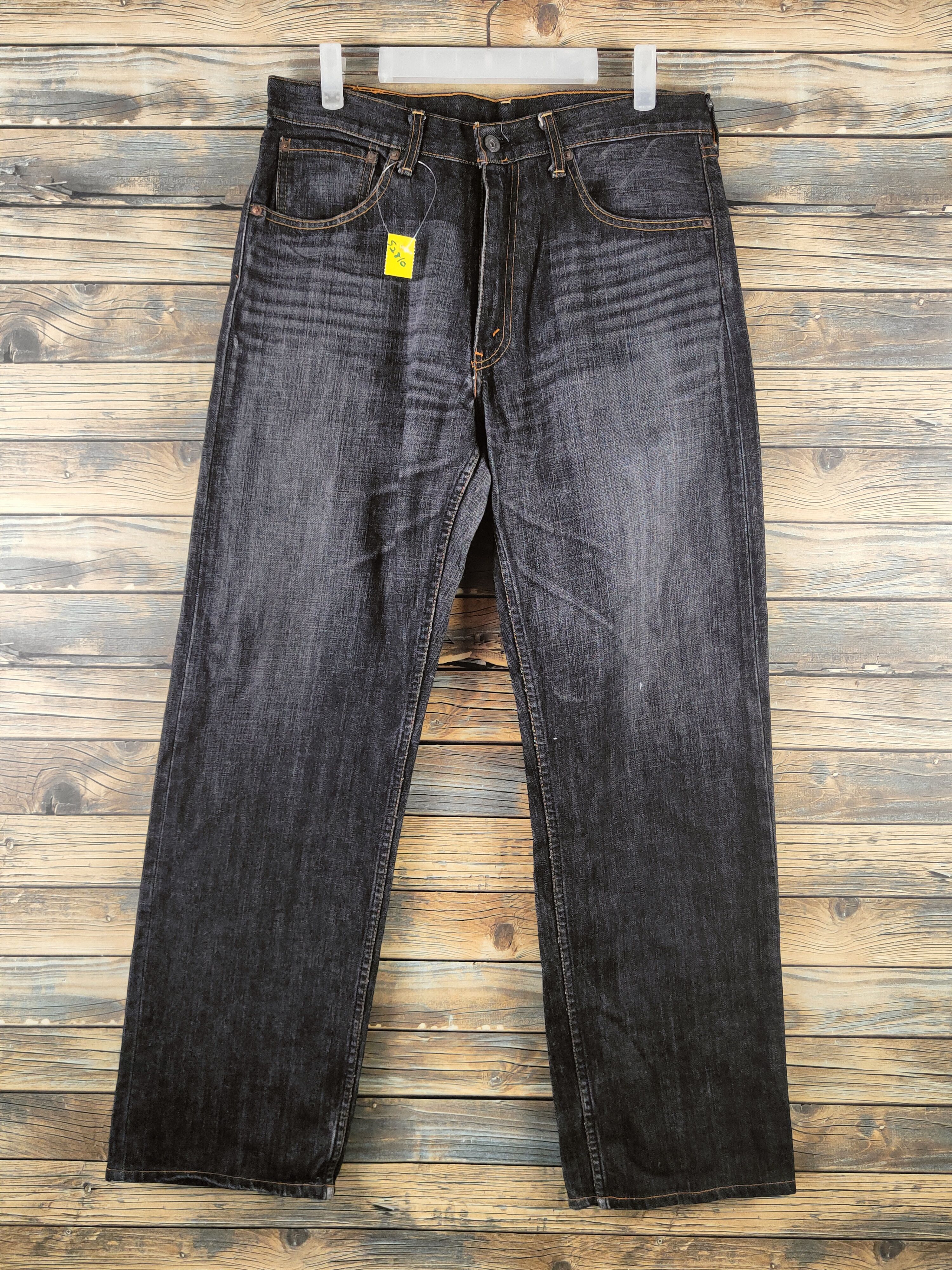 Levi's 503 Levi's Black Distressed Ripped Jeans #S2810 Size US 32 / EU 48 - 1 Thumbnail
