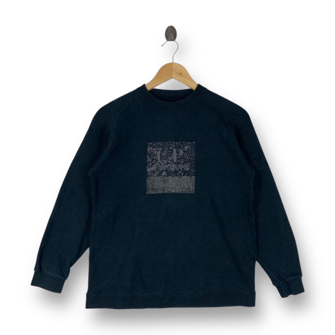 C.P. Company Vintage C.P. Company Fashion Black Raglan Sweatshirt Size US S / EU 44-46 / 1 - 1 Thumbnail