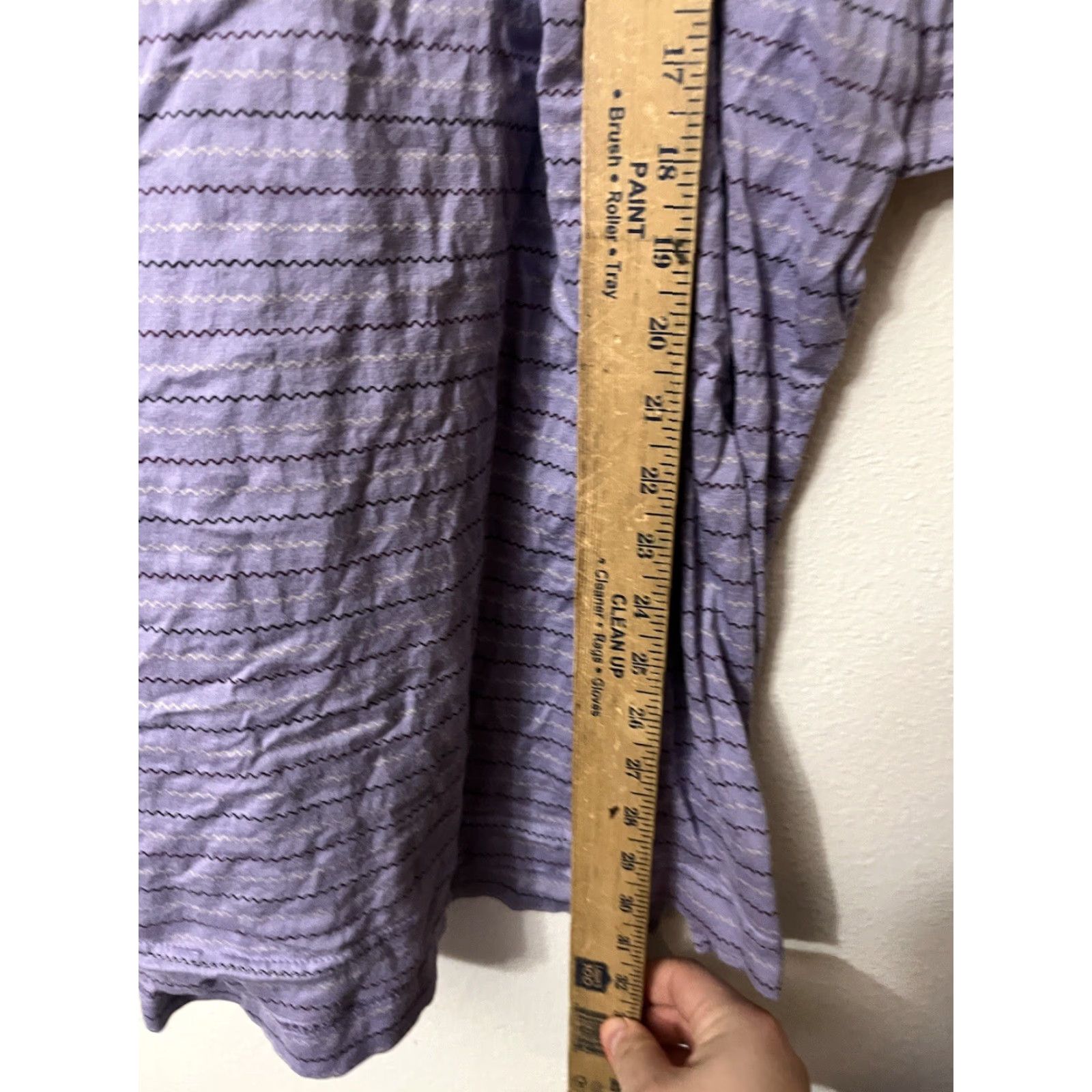 Dockers DOCKERS Polo Shirt Short Sleeve Golf Casual Men 2XL 100% Cotton Purple Striped Regular Shirt Mens Size US XXL / EU 58 / 5 - 4 Thumbnail