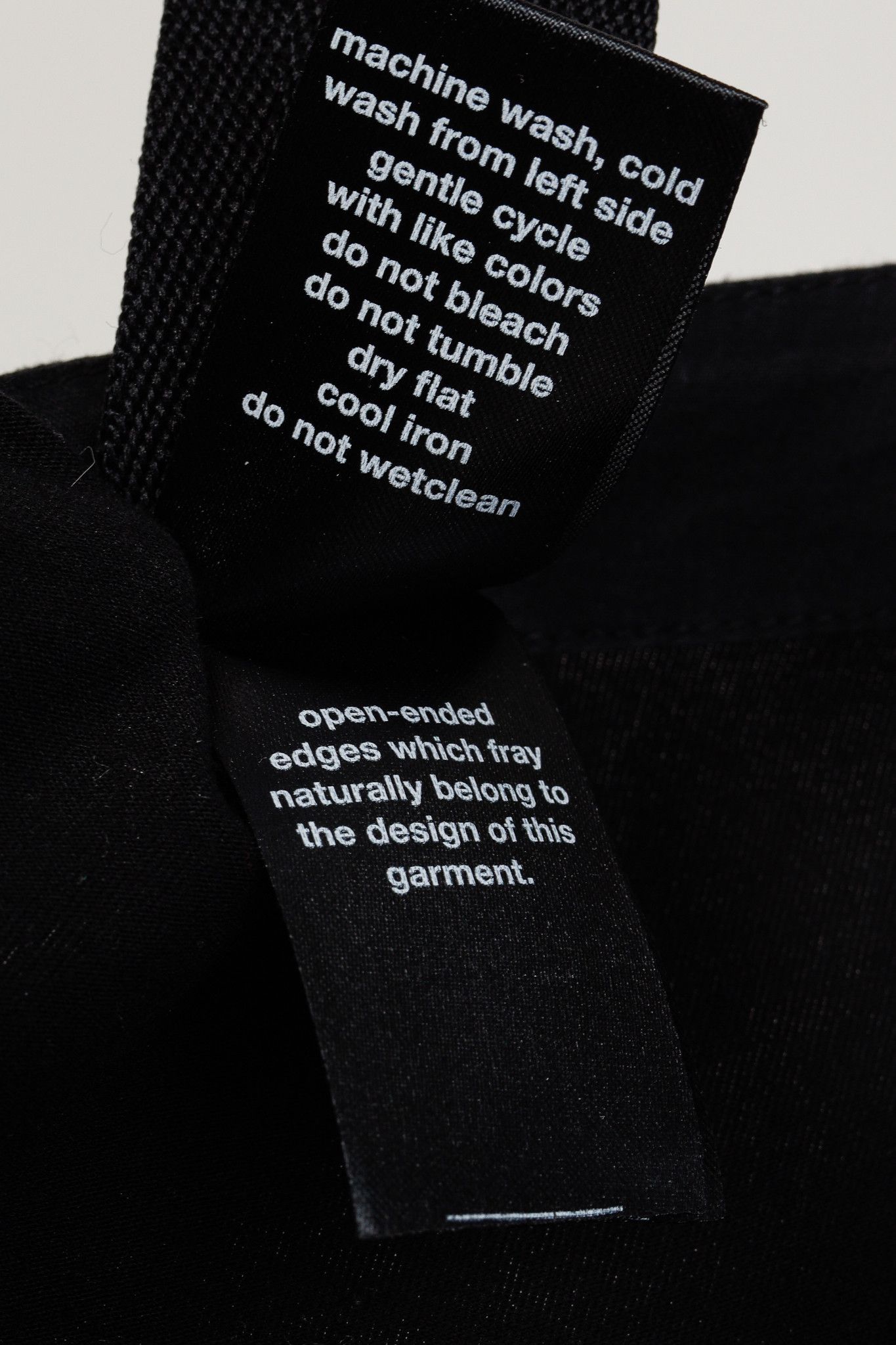 Rundholz Rundholz Exposed Seam Frayed Edges Black Jersey Dress Size S / US 4 / IT 40 - 10 Thumbnail