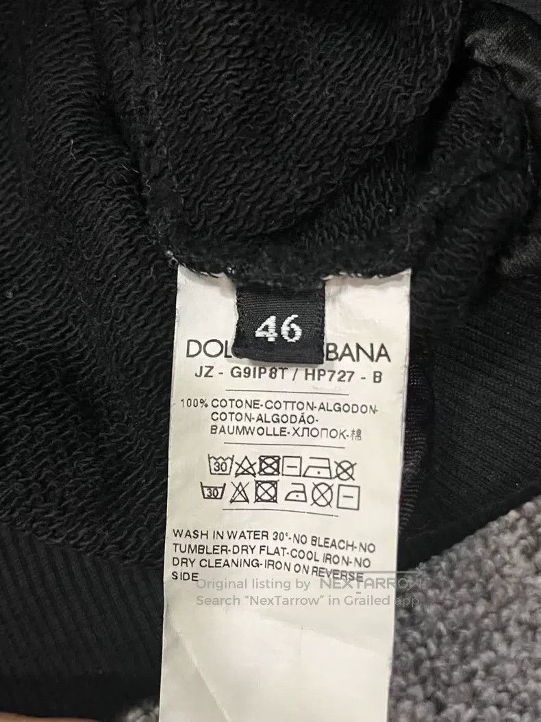 Dolce & Gabbana Dolce Gabbana Chest Logo Printed Black Hoodie Size US S / EU 44-46 / 1 - 4 Thumbnail