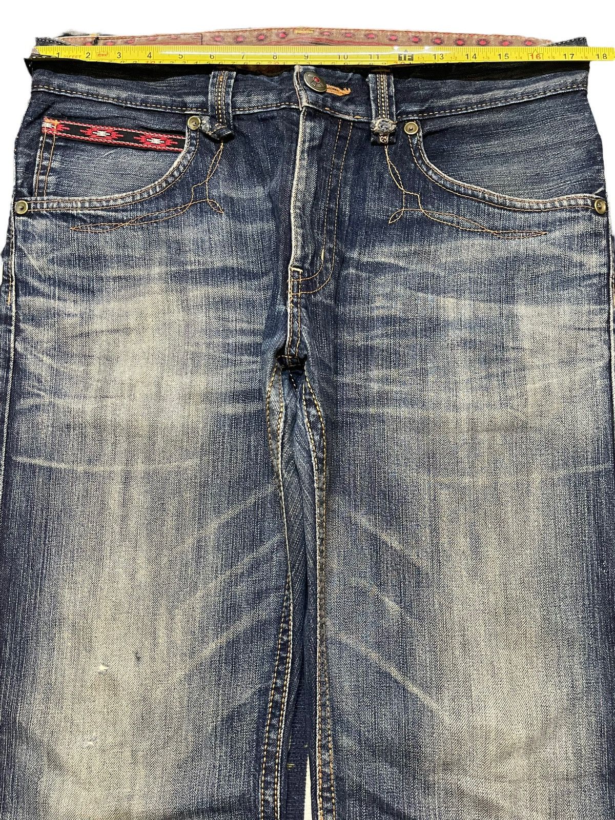 Edwin Japan XV Exclusive Vintage Mud Wash Distressed Jeans