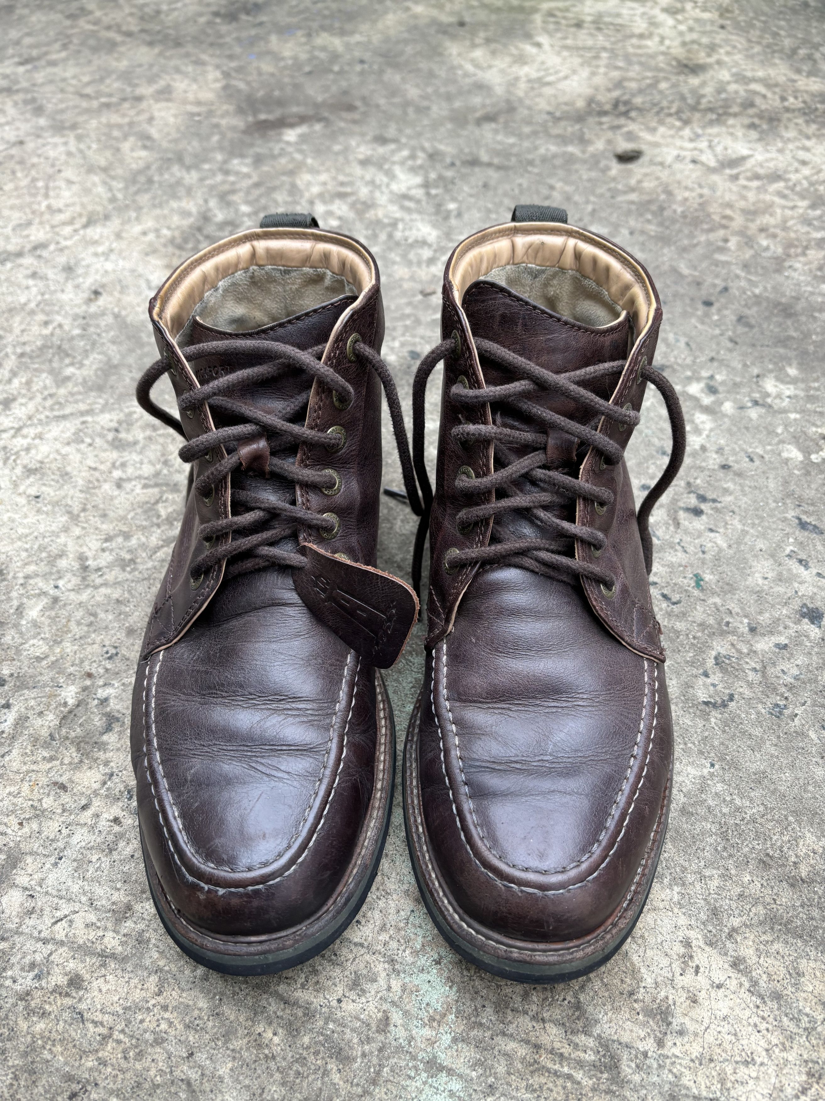 Rockport Vintage Rockport Moc Toe Brown Boots Size US 10.5 / EU 43-44 - 3 Thumbnail