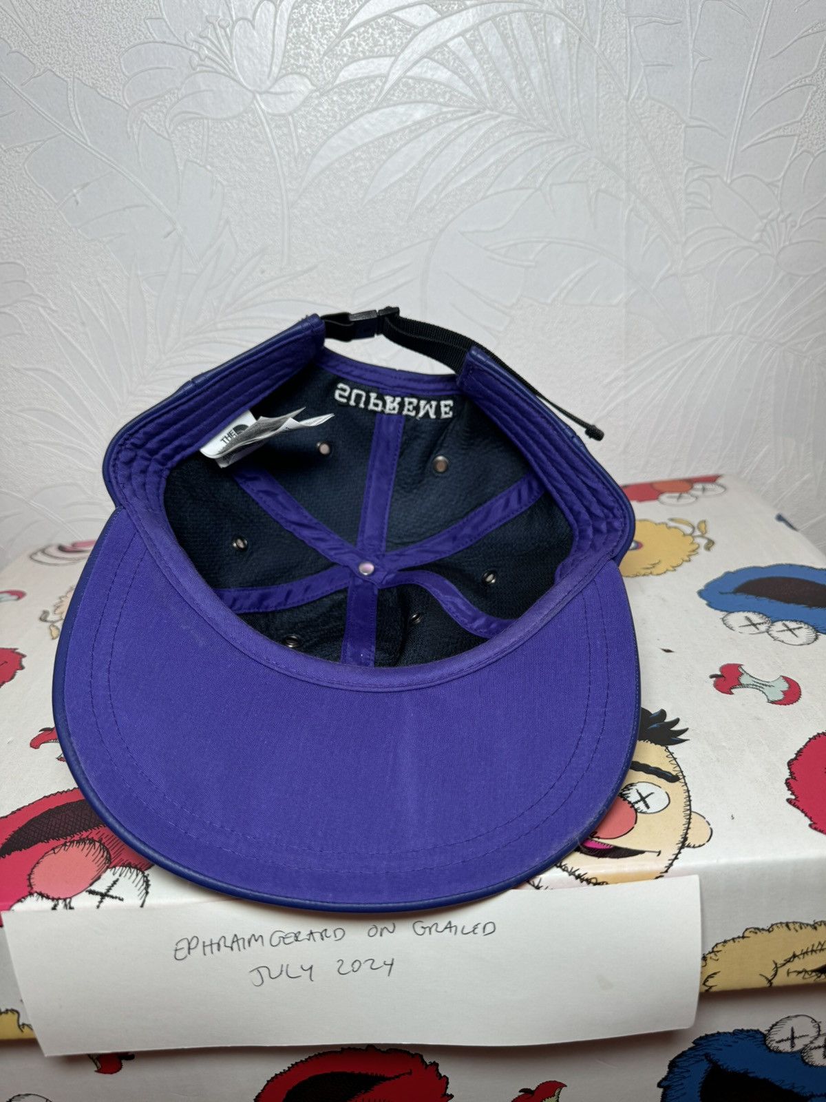 Supreme × The North Face Supreme x TNF The North Face Leather 6 Panel Cap Hat Size ONE SIZE - 7 Thumbnail