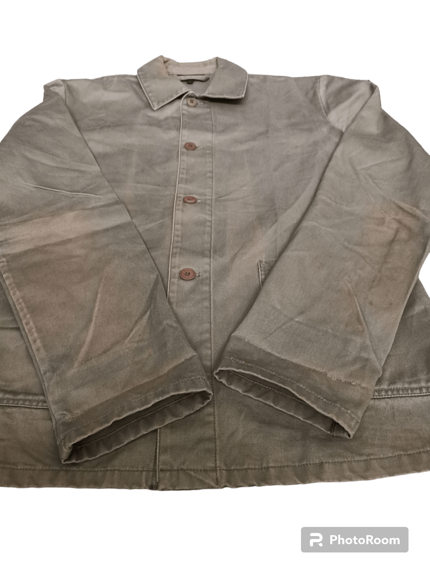 A.P.C. × Vintage 💥Steals💥 Vtg A.P.C. Faded Army Military Rare Jacket Size US S / EU 44-46 / 1 - 3 Thumbnail