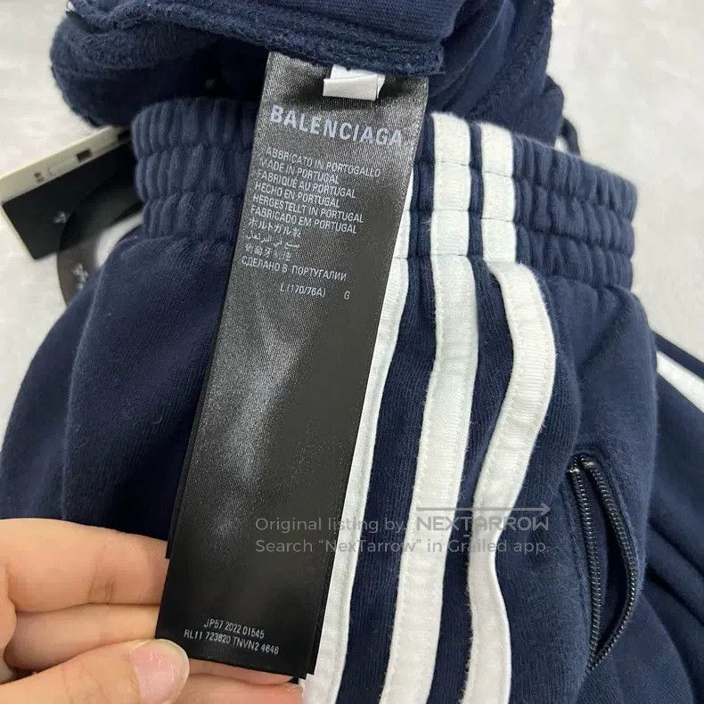 Balenciaga Balenciaga size L Side Striped Embroidered Logo Long Pants Size US 27 - 5 Thumbnail