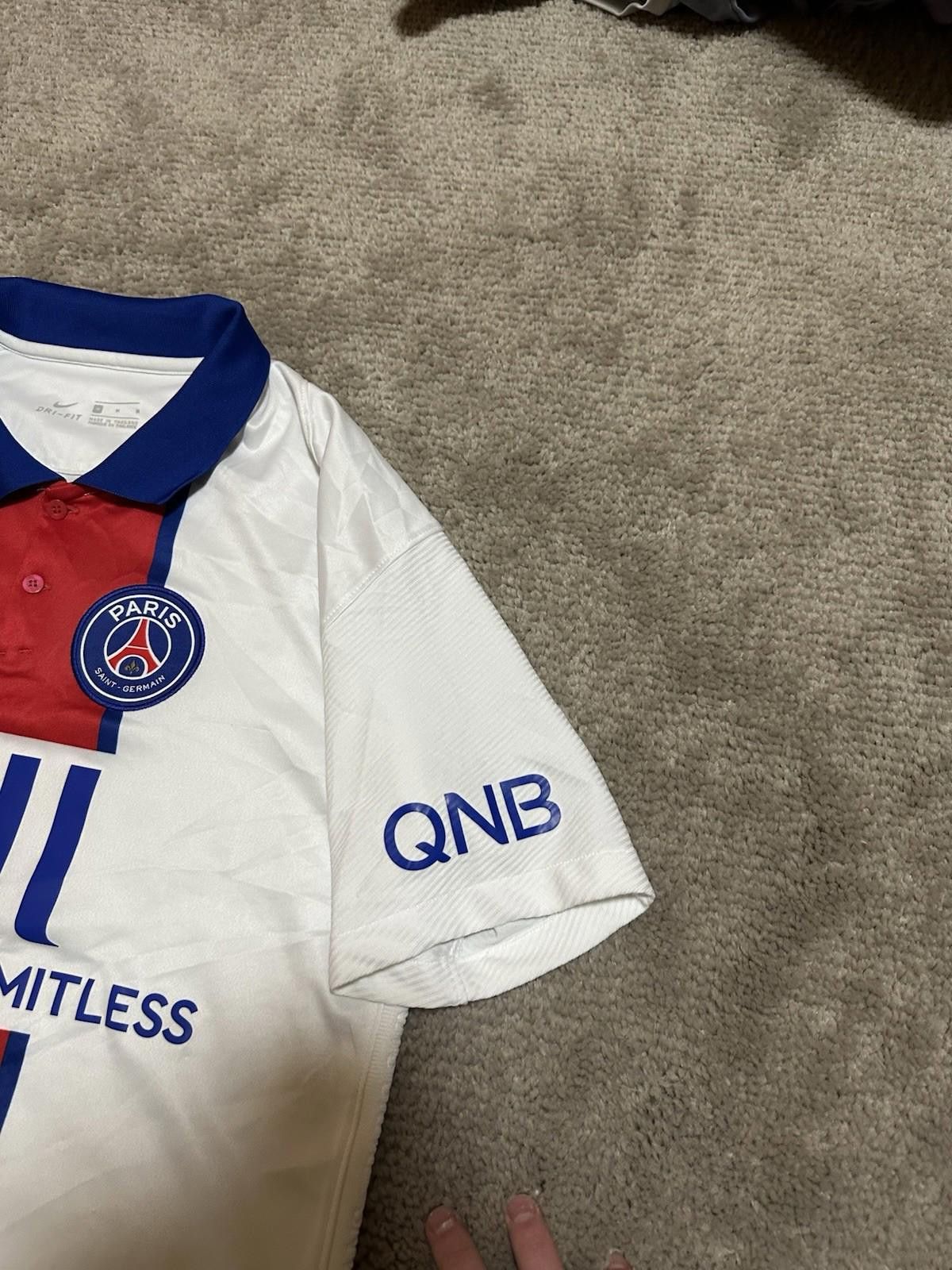 Nike Paris Saint-Germain 2020/21 Away Football Shirt Socc Jersey Size US M / EU 48-50 / 2 - 5 Thumbnail