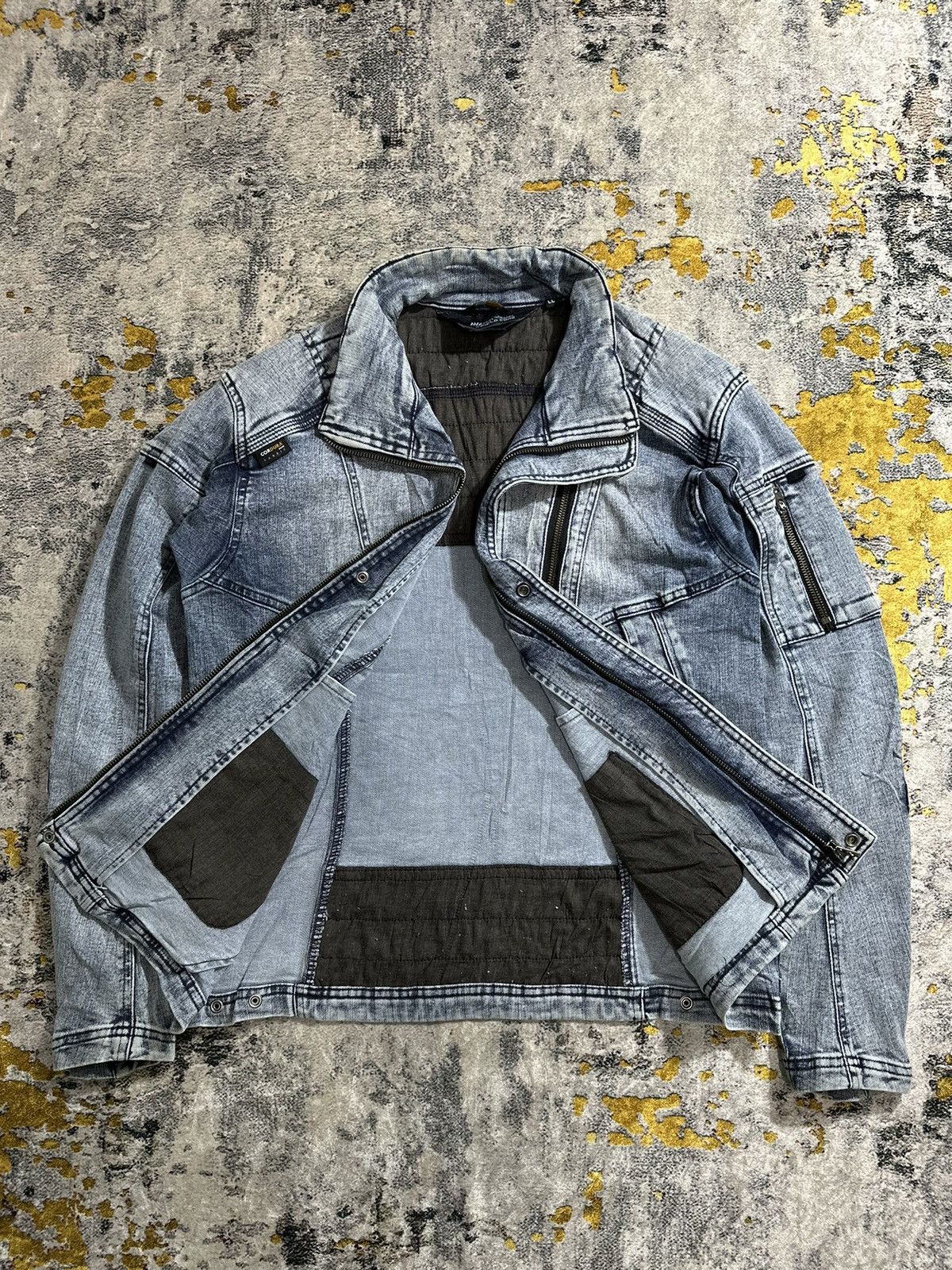 PPFM MULTI POCKET PPFM TORNADO MART STYLE JACKET WASHED DENIM Size US M / EU 48-50 / 2 - 7 Thumbnail