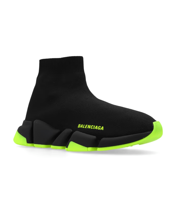Balenciaga o1in1g0924 Speed 2.0 Recycled Knit Sneaker in Black Size US 11 / IT 41 - 3 Thumbnail
