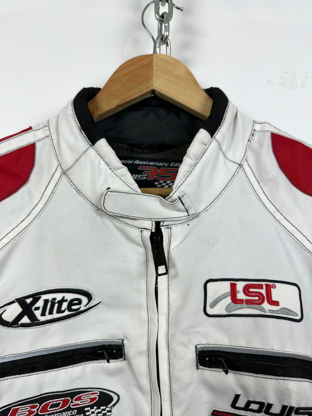 Vintage Vintage Bridgestone Louis 75 Motorcycle Racing Jacket Size US L / EU 52-54 / 3 - 12 Thumbnail