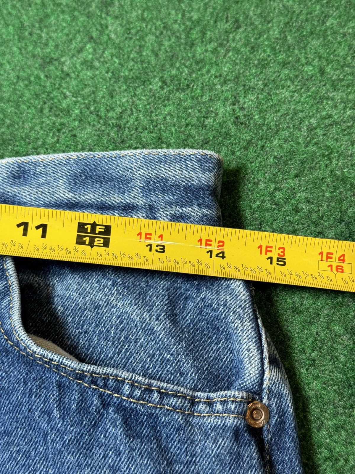 Lee × Vintage Vtg 90s Lee Riders Womens 14 28x32 Medium Wash Mom Jeans Size 36" / US 14 / IT 50 - 7 Thumbnail