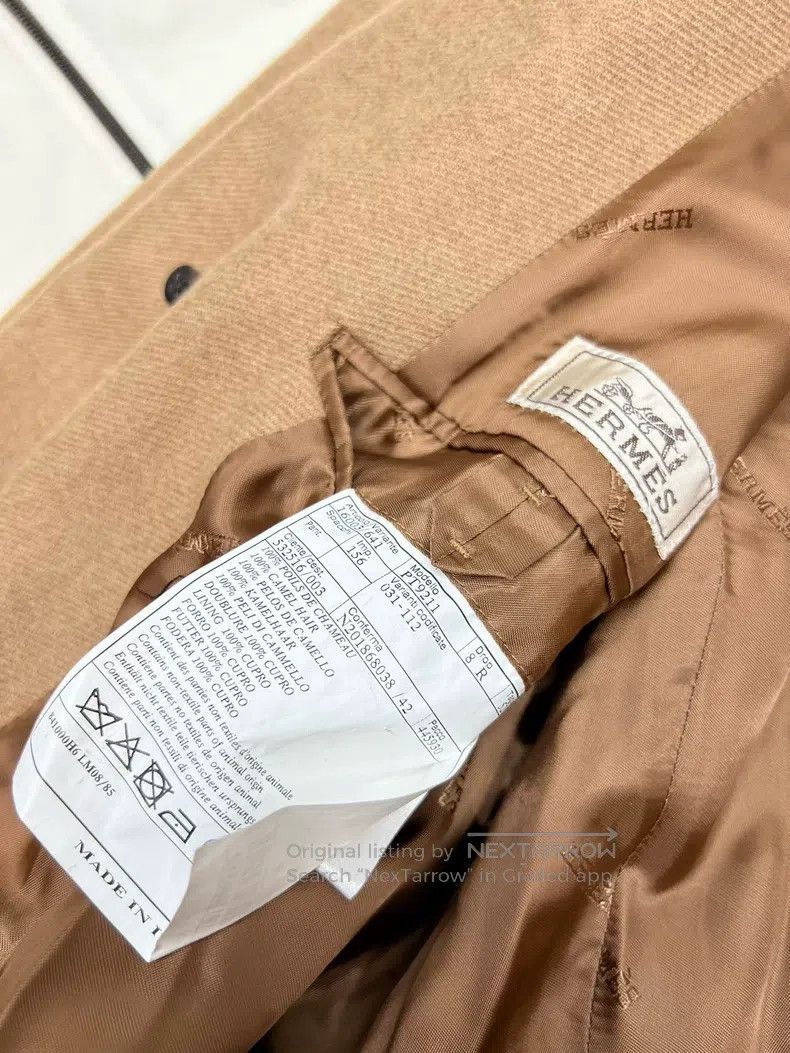 Hermes Hermes Autumn-Winter Camel Hair Coat Size US L / EU 52-54 / 3 - 7 Thumbnail