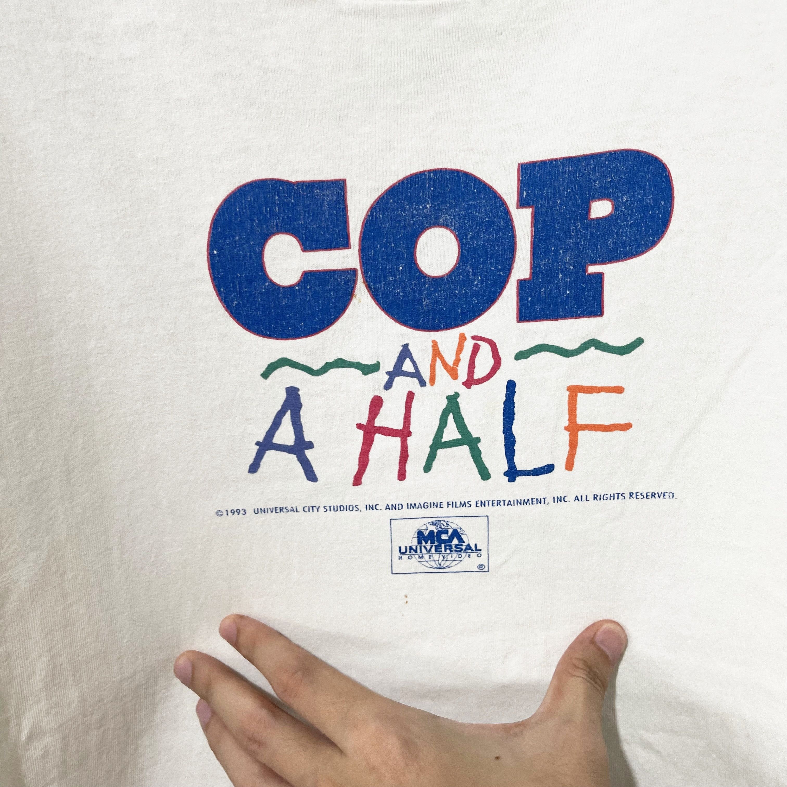 Vintage Vintage 1993 Cop and a Half Movie Promo T-Shirt Size US M / EU 48-50 / 2 - 2 Thumbnail
